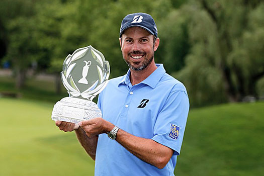 "To have my family run onto the green, this is as special as it gets." said Kuchar