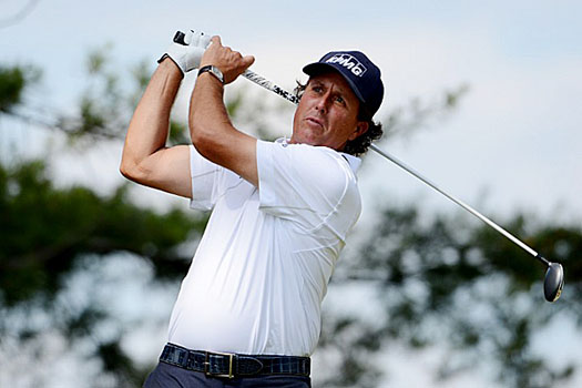 "I love being in the thick of it," Mickelson said