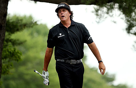 "This one's probably the toughest for me,” Mickelson said