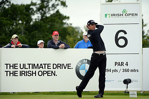 Oscar Floren heads the field by a stroke after a six-under-par 66