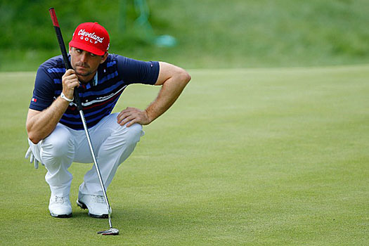 Keegan Bradley was the first player to win a major with a long putter