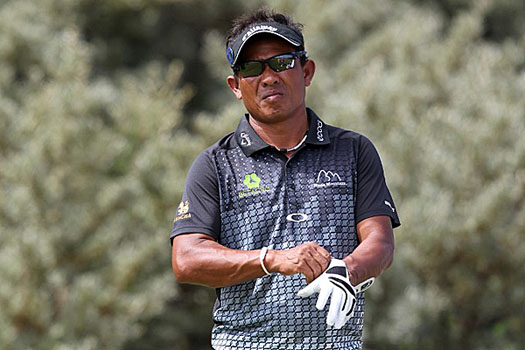 "I started out quite nicely but made six-over on two holes," said Thongchai