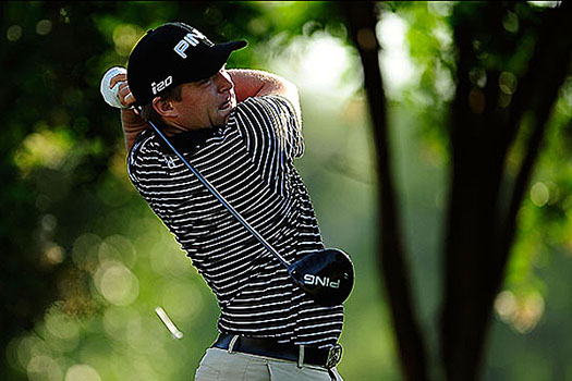 Daniel Summerhays cards a five-under par 67 in the second round