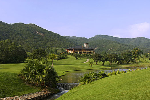 The Dragon Lake Golf Club in Guangzhou, China