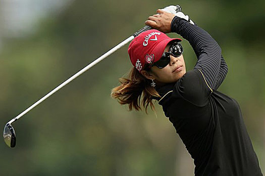 "I just try my best and I'm feeling very good with the course," said Pornanong