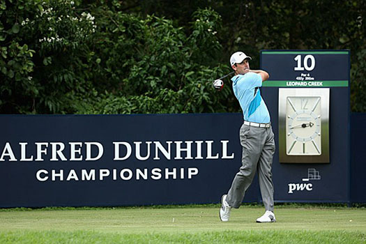 "I must say the course is playing more difficult," Schwartzel said