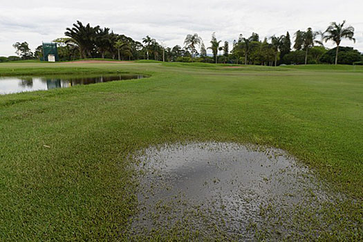 Heavy rain again badly disrupted the Nelson Mandela Championship