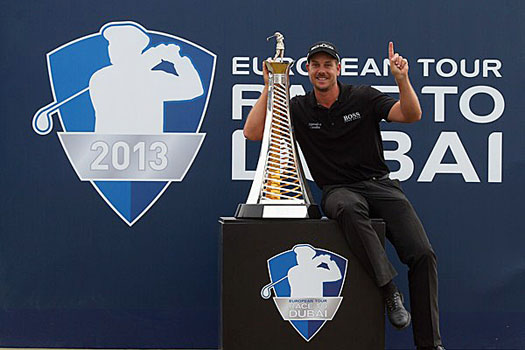 "It's a big honour to be voted the European Tour Golfer of the Year," Stenson said