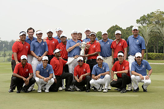 Team Asia and Team Europe share the inaugural EurAsia Cup