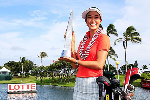 "I was just being patient and having a blast," Wie said.