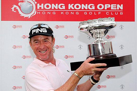 Hong Kong Open defending champion Miguel Angel Jiménez