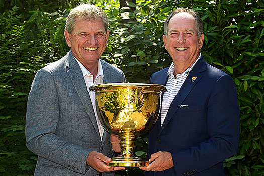 Nick Price and Jay Haas were announced 2015 Presidents Cup captains