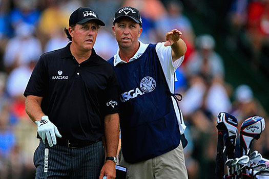 "I didn't miss a fairway with a driver. It's an unusual thing for me," Mickelson said