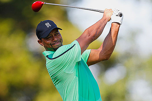 "I played a lot better than the score indicated, which is good," Woods said