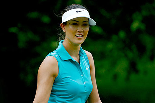 Wie came on strong with four of her five birdies on the back nine