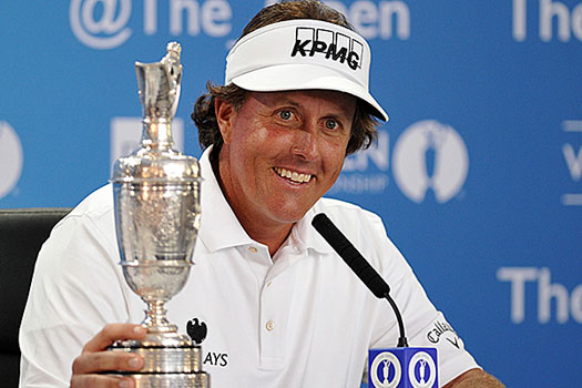 "I'm driving the ball with more confidence and better than I ever have," Mickelson said