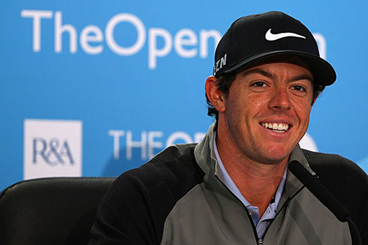 "It would be great to put the name on the Claret Jug one day," McIlroy said