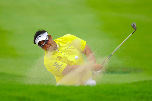 "I wasn't striking the ball well, struggling around the greens," Kiradech said