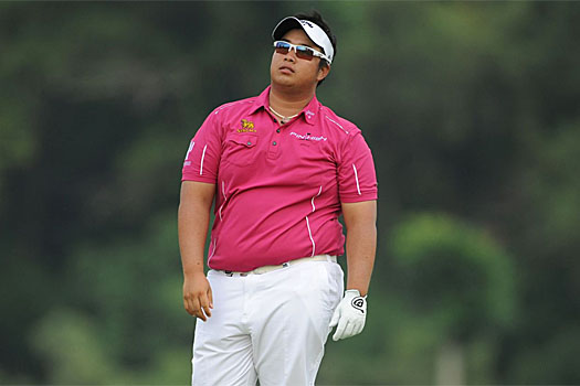 "I was struggling a lot around the greens," said Kiradech