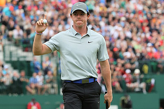 "My game plan all week has been to take care of the par fives," said McIlroy