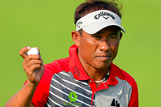 Thongchai hoping to move into red numbers in the final day