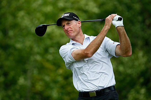 "I hit the ball well, I scored well, and got the ball in the hole," Furyk said