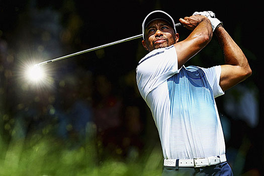 "I felt pretty good about how I played and the shots I hit," Woods said