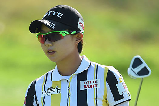 "I like hard courses and I played really well today," said Kim