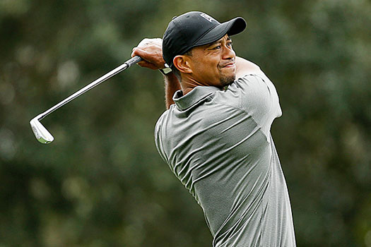 "It really didn't feel that much different than it did yesterday," Woods said