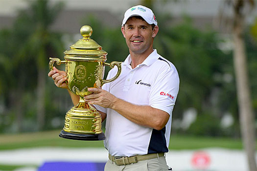 "Winning is a good habit to have," said Harrington