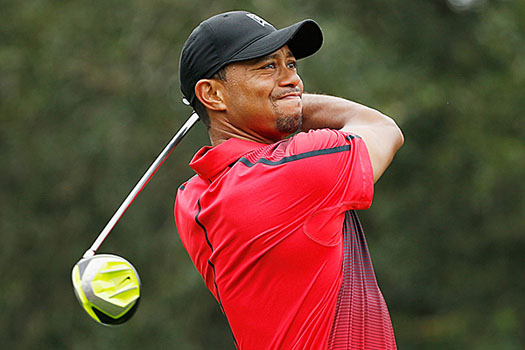 "It's so nice to hit drives that hard again," Woods said