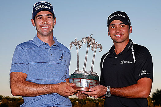 Cameron Tringale and Jason Day