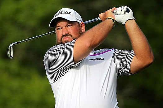 Brendon de Jonge fired four birdies in a two-under 69 on Friday