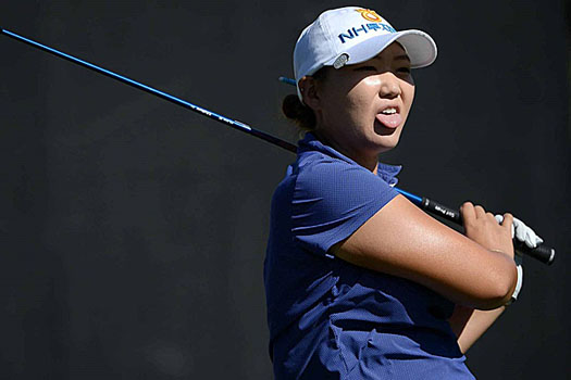 Lee said she'd practiced "a lot" since struggling to a 77th-place finish in Phoenix last week