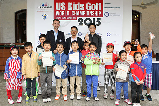 Competitors from the 8-and-under age groups