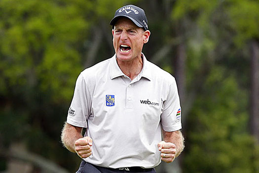 I really kind of dug deep today and happy I got it done," said Furyk