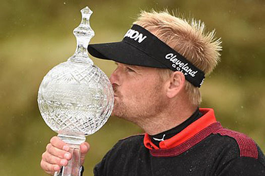 "It is amazing to be holding the trophy," Kjeldsen said