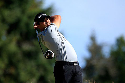 Jason Day has five birdies down the back nine