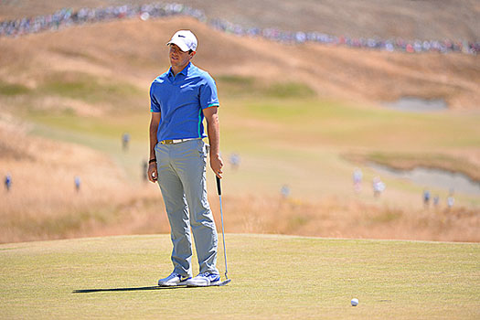 "It's just hard to stay patient whenever I'm not holing anything," Rory said