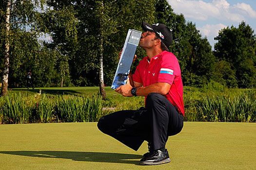 It's a fourth win on the European Tour for Larrazabal