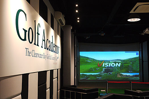 Installation of Golfzon simulator at the Country Club