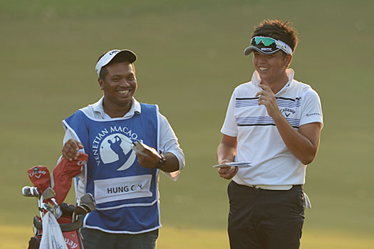 "Everything feels good, especially the putting,” said Hung