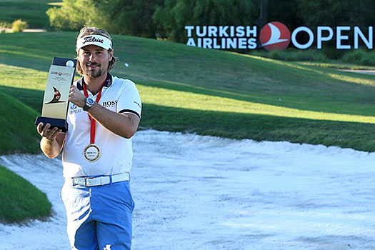 Victor Dubuisson wins his second Turkish Airlines Open title in three years