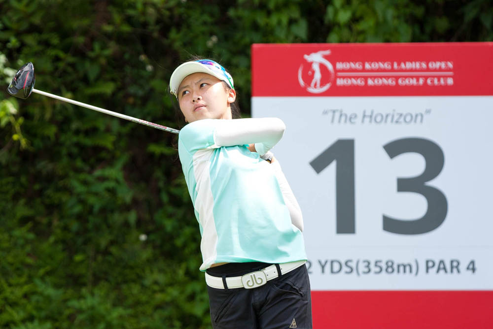 Kitty Tam in action during the inaugural Hong Kong Ladies Open