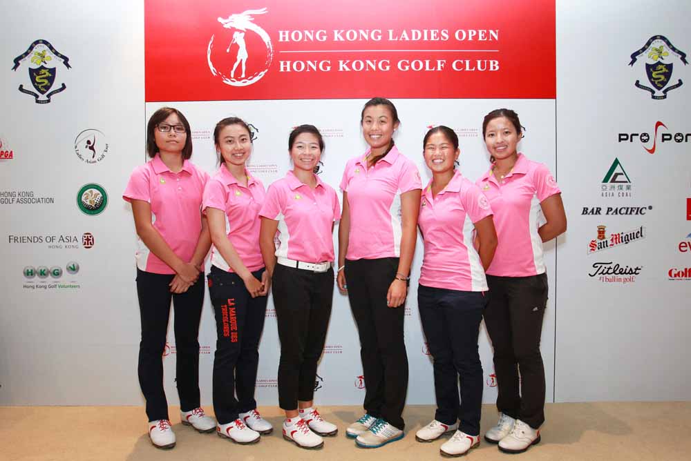 Team Hong Kong at the press conference